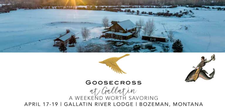 Gallatin Lodge winter event advertisement, Montana